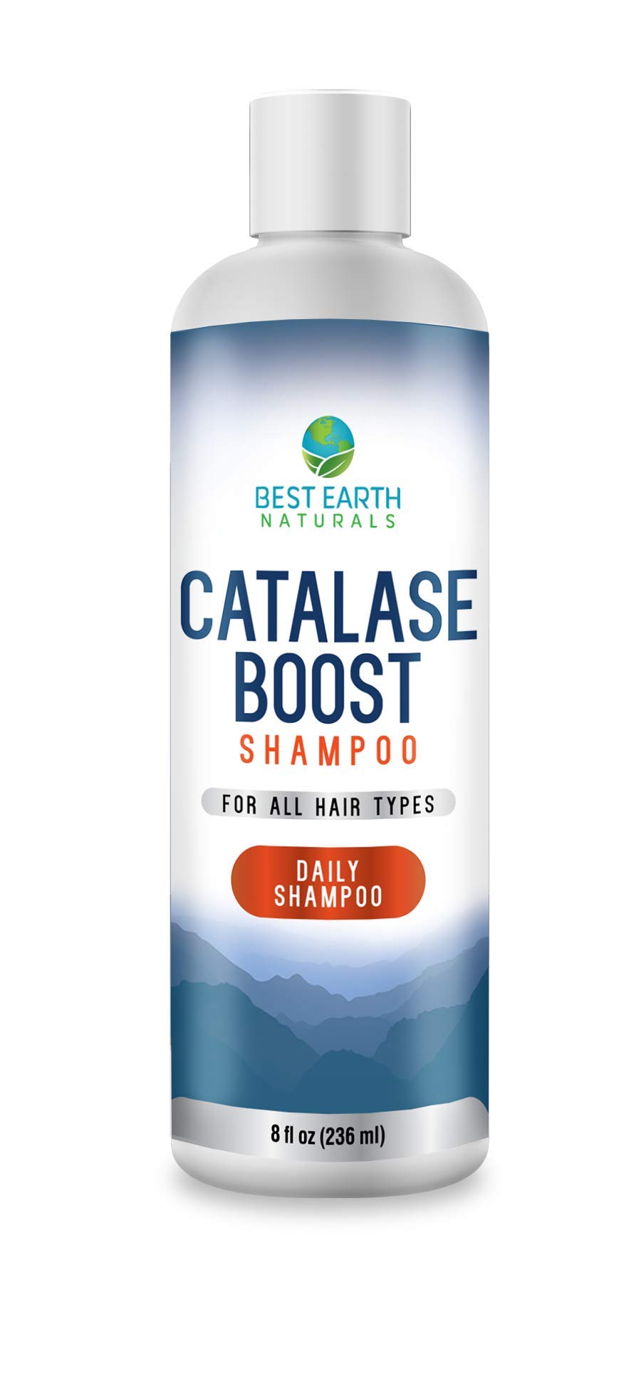 Best Earth Naturals Catalase Formula Shampoo — Hair Vitality & Health for Women & Men (8 fl oz)