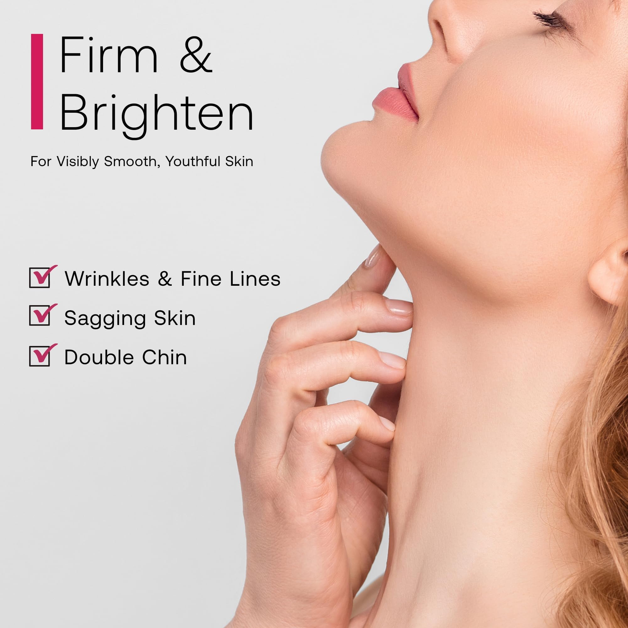 Bestkiss Neck Cream for Tightening & Firming with Roller Applicator | Retinol, Niacinamide & Hyaluronic Acid