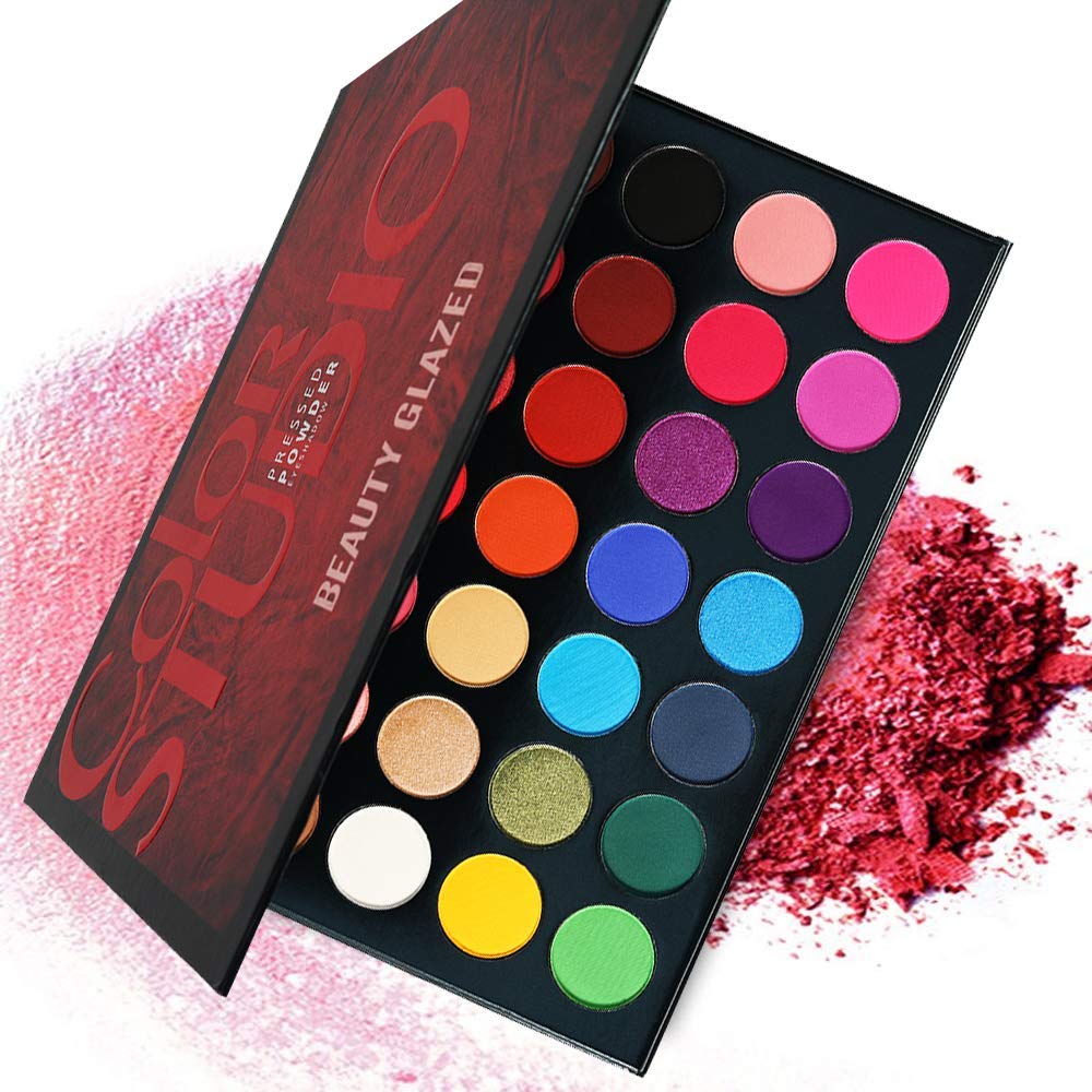 BestLand 35-Color Studio Eyeshadow Palette – Matte, Metallic & Shimmer Finishes