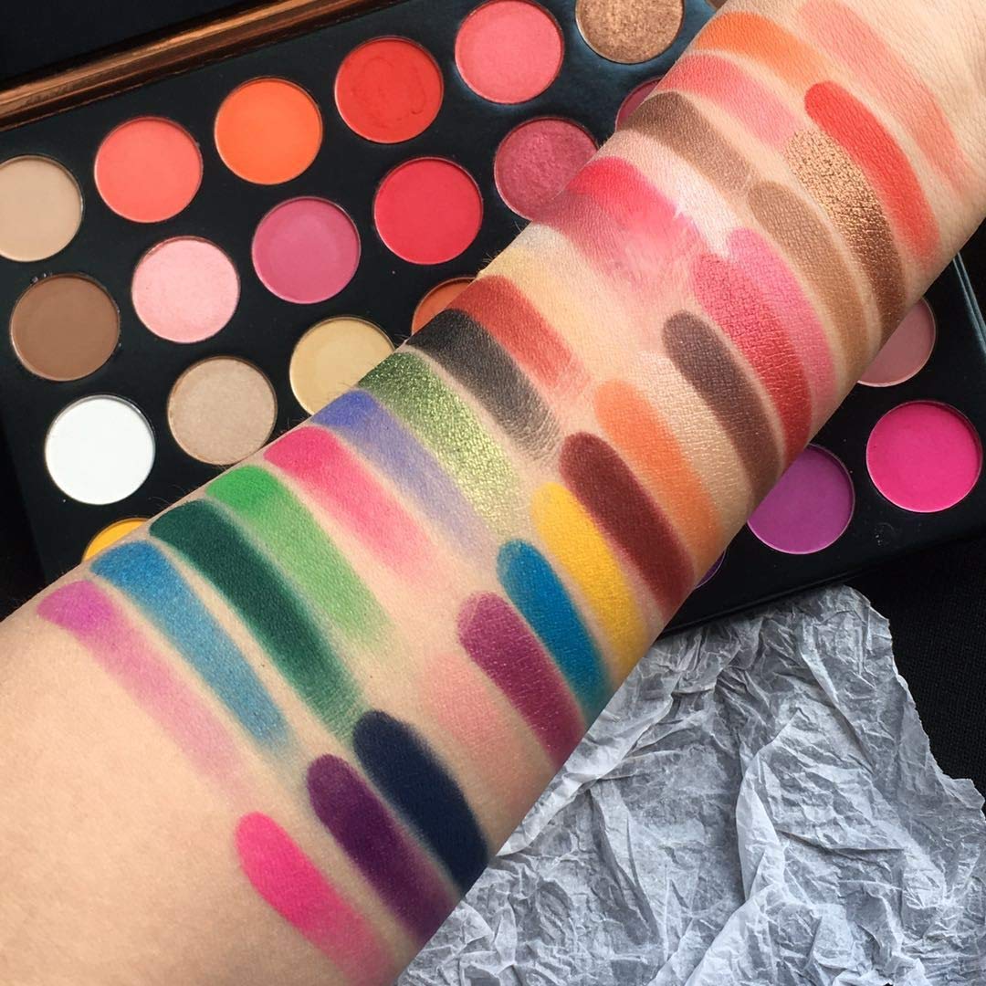 BestLand 35-Color Studio Eyeshadow Palette – Matte, Metallic & Shimmer Finishes
