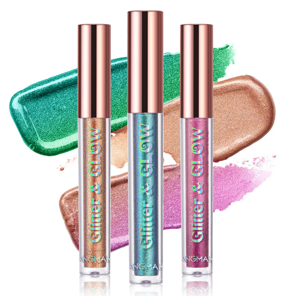 BestLand Liquid Glitter Eyeshadow Set – Multichrome, Long-Lasting, Quick-Drying, Water-Infused Sparkle