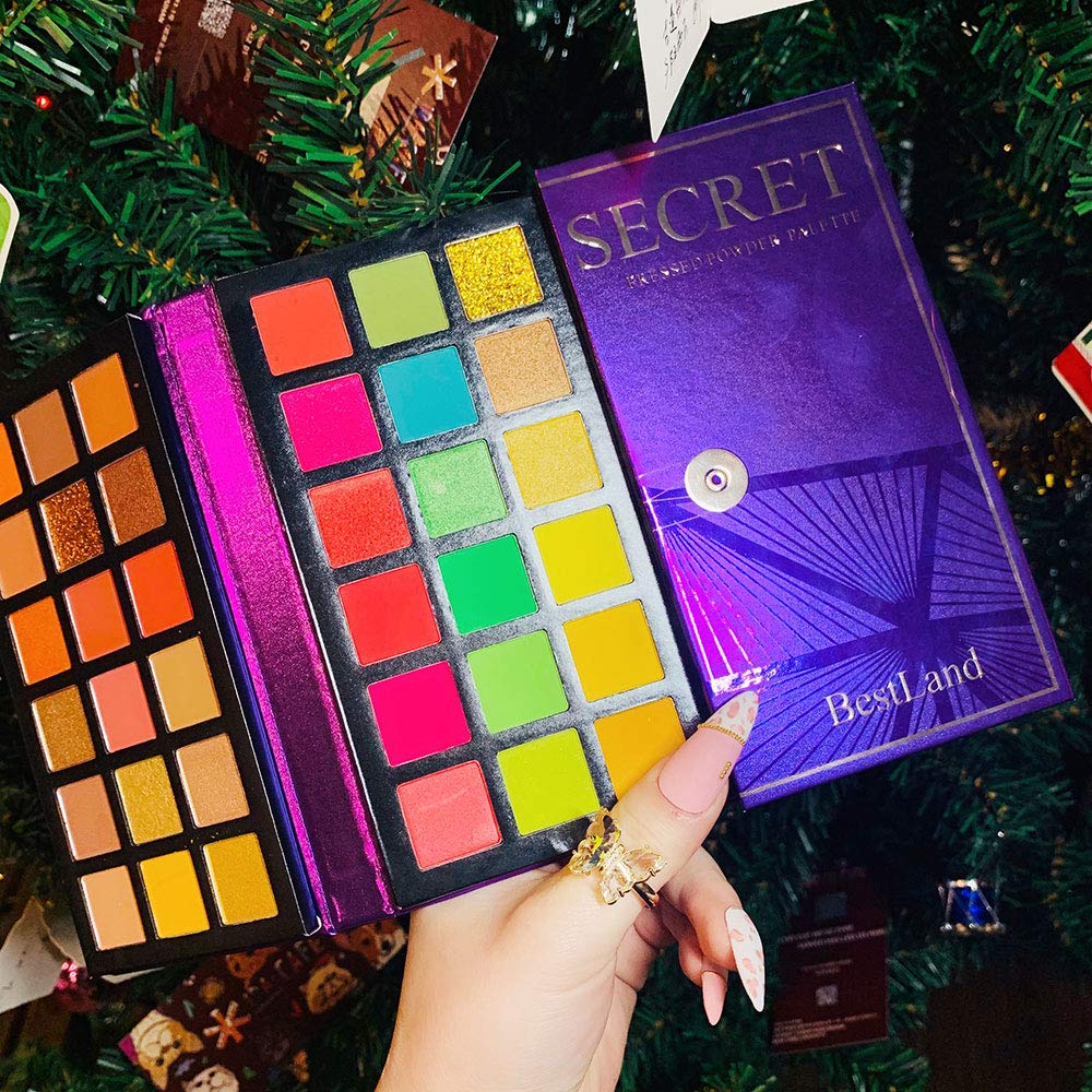 BestLand 72-Color Ultra Secret Eyeshadow Palette — 4-in-1 Color Board