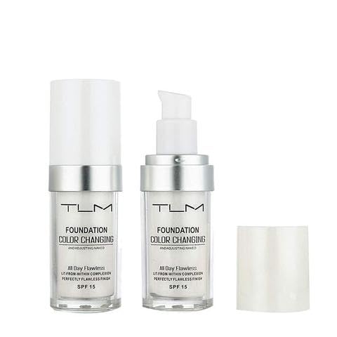 BestLand 2PCS TLM Colour Changing Foundation – Flawless Coverage, Lightweight, SPF15, Hydrating BB Cream Base