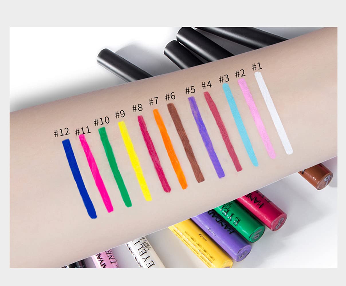 BestLand 12 Colors Matte Liquid Eyeliner Set – Waterproof and Long-Lasting