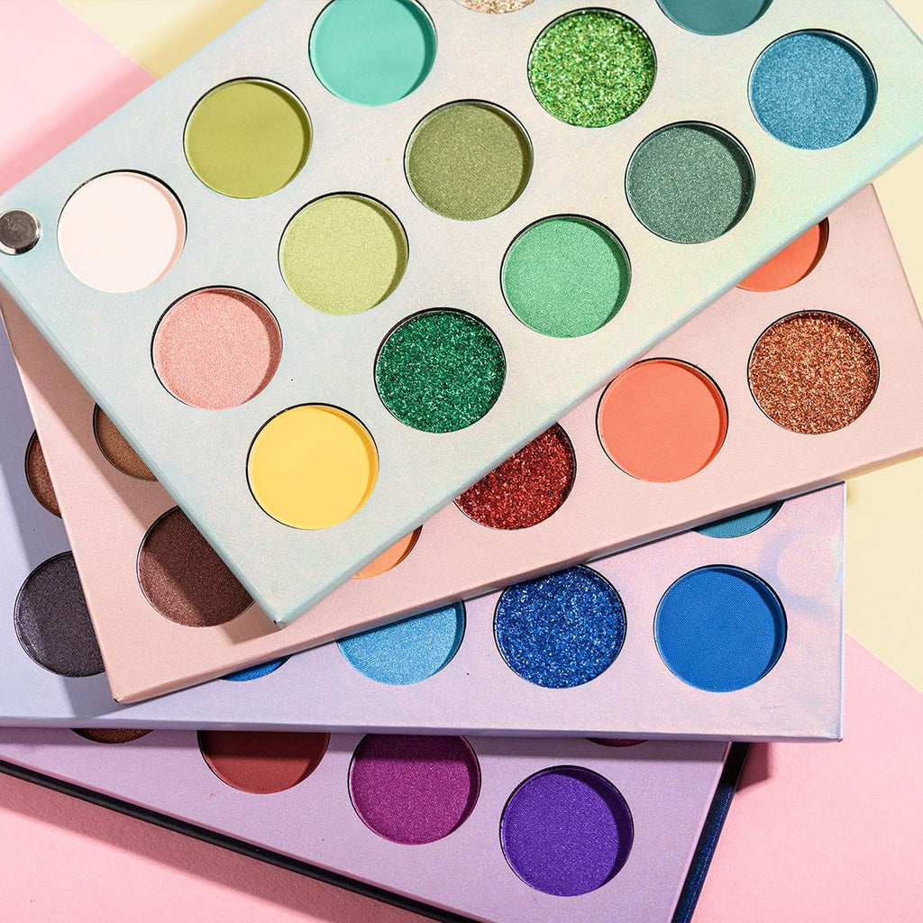 BestLand 60 Colors Eyeshadow Palette | 4-in-1 Color Board, Highly Pigmented Glitter Matte Shimmer