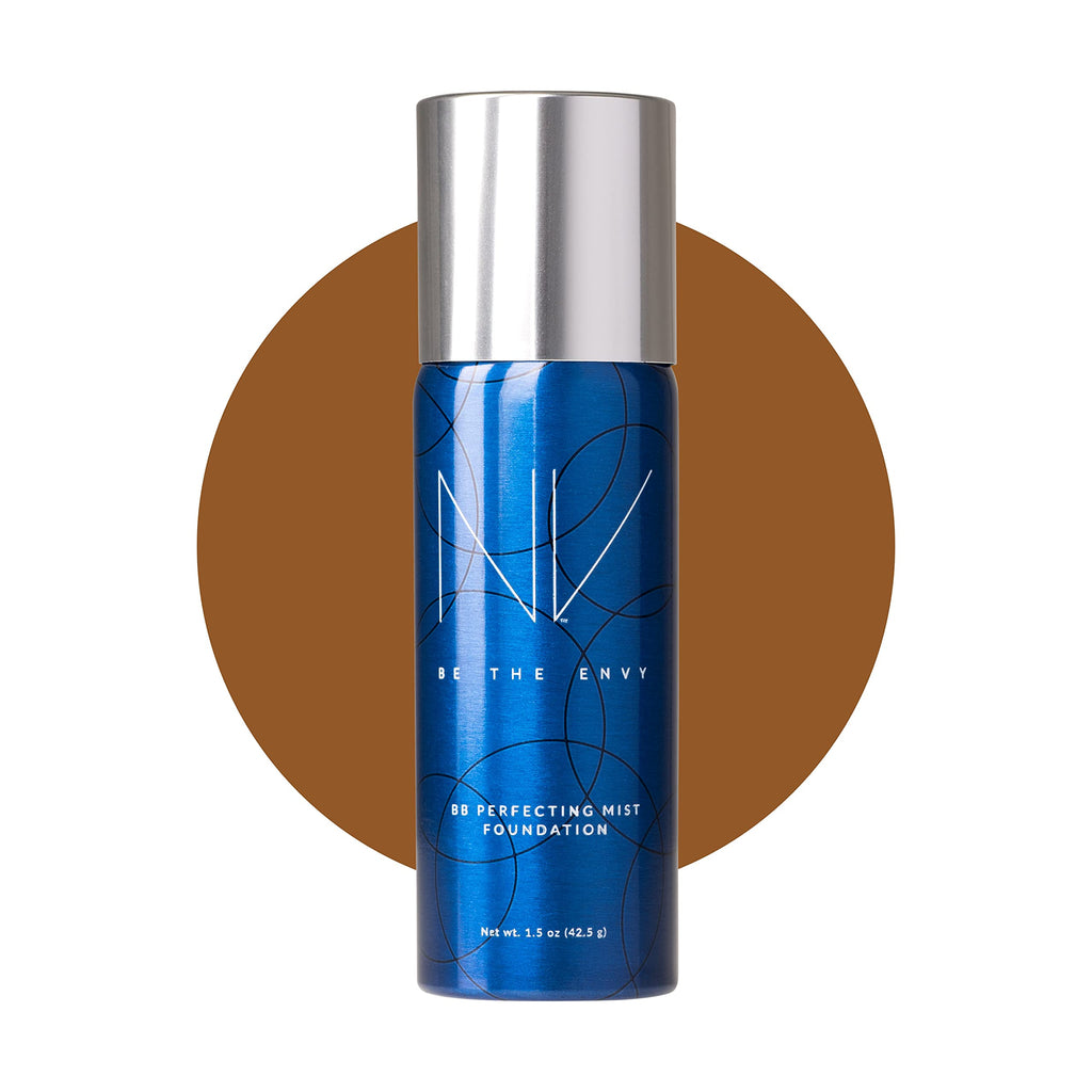 BE THE ENVY NV BB Perfecting Mist Foundation – Buildable Airbrush Coverage (Cool Cocoa)