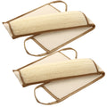 BETLYS Exfoliating Natural Loofah Back Scrubber – 2 Pack for Shower and Bath