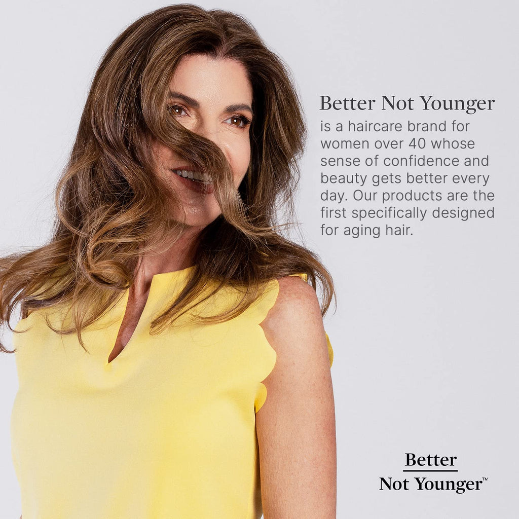 Better Not Younger Wake Up Call Volumizing Biotin Shampoo — 16 oz for Women Over 40 (Sulfate Free, Color Safe)