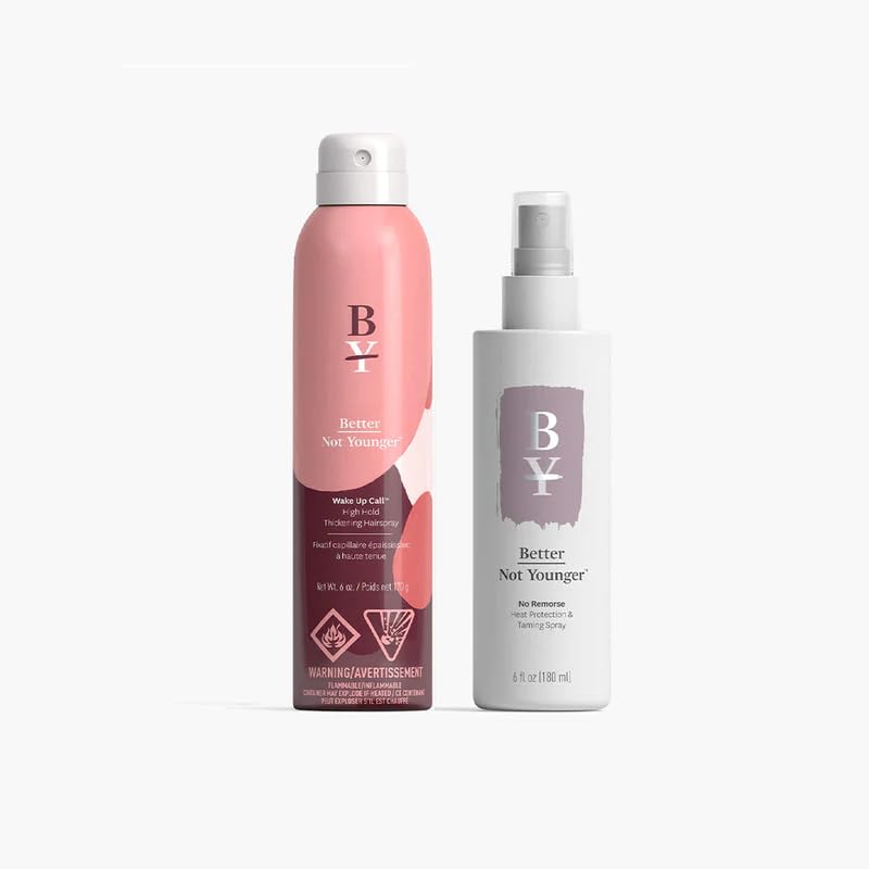 Better Not Younger Volume Styling Bundle – Volume & Protect Duo for Aging Hair
