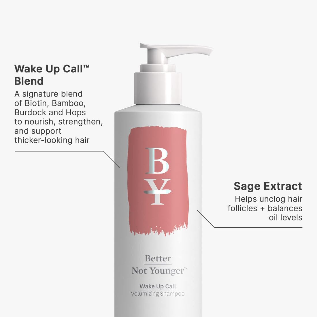 Better Not Younger Volume Styling Bundle: Wake Up Call High Hold Spray (6 fl oz) + Shampoo & Conditioner