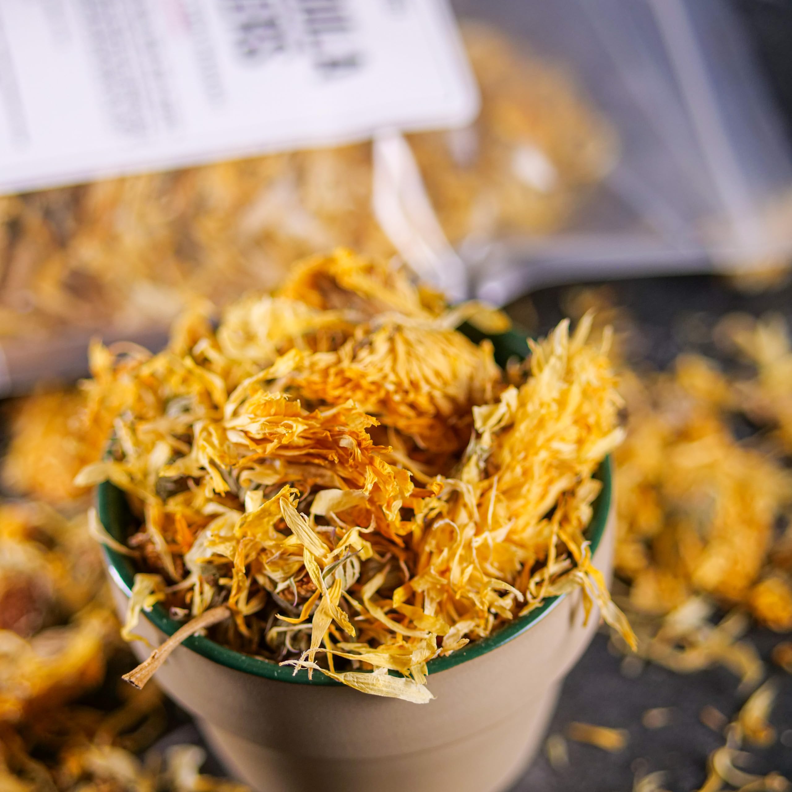 Better Shea Butter Dried Calendula Flowers – 4 oz for Soap Making, Tea, Tinctures & Bath Salts