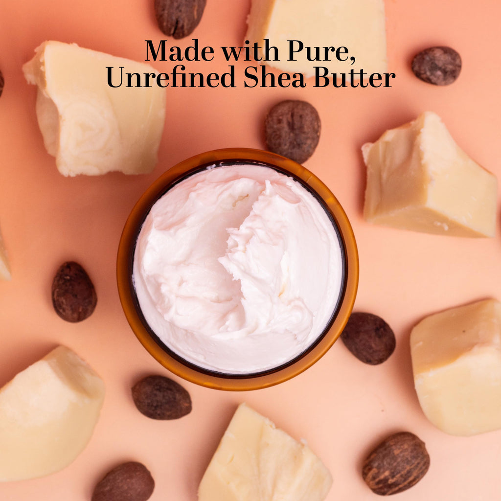 Better Shea Butter Unscented Body Butter – Deep Moisturizer with Raw Shea Butter & Jojoba Oil (8 oz)