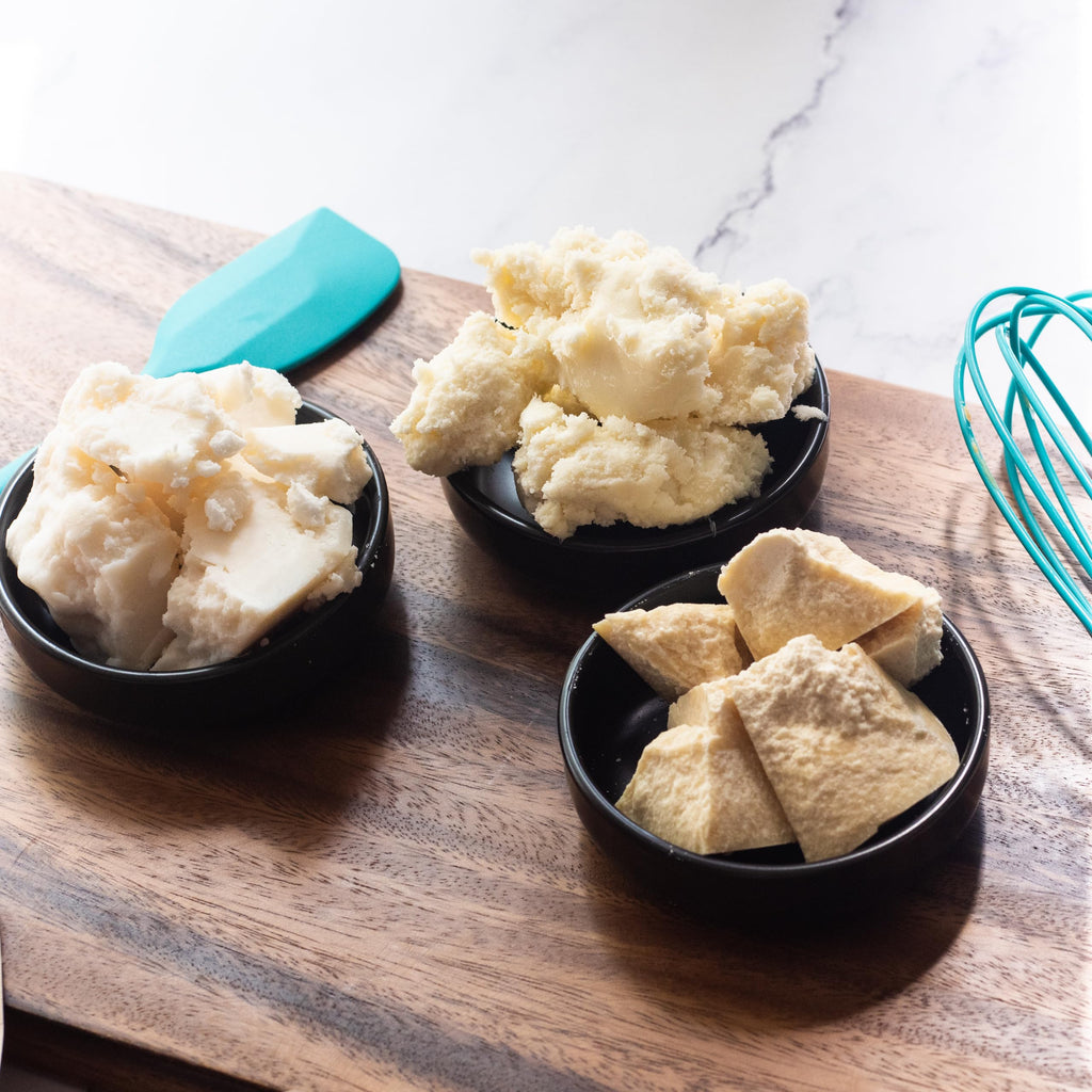 Better Shea Butter 3-Pack: Raw Shea, Mango & Cocoa Butters – 16 oz Each (Total 48 oz) for DIY Skincare