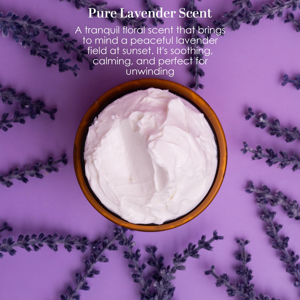 Better Shea Butter Lavender Body Butter – Non-Greasy Moisturizer with Shea & Jojoba