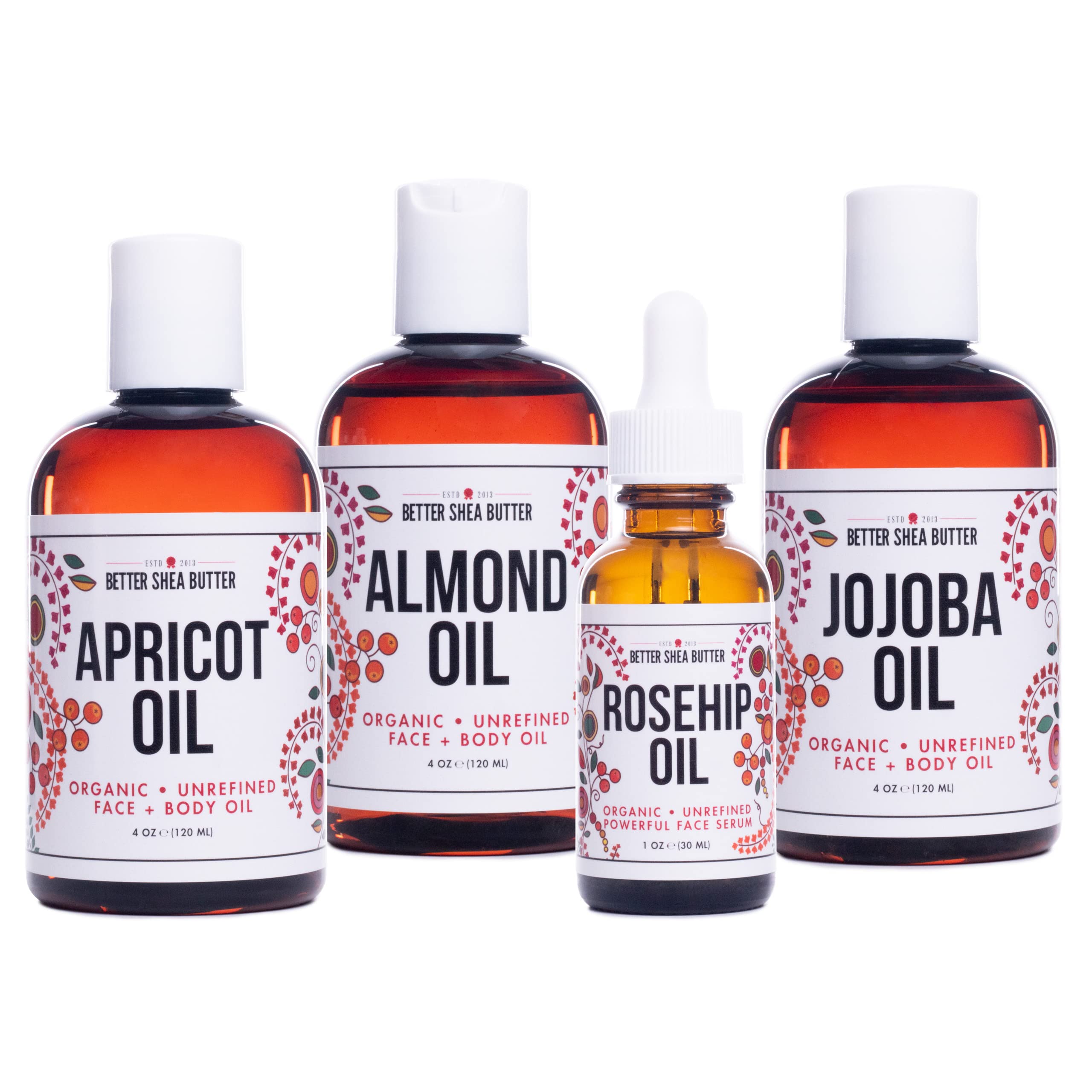 Better Shea Butter Organic Rosehip Oil | 100% Pure Cold-Pressed Face Oil for Gua Sha | 1 oz