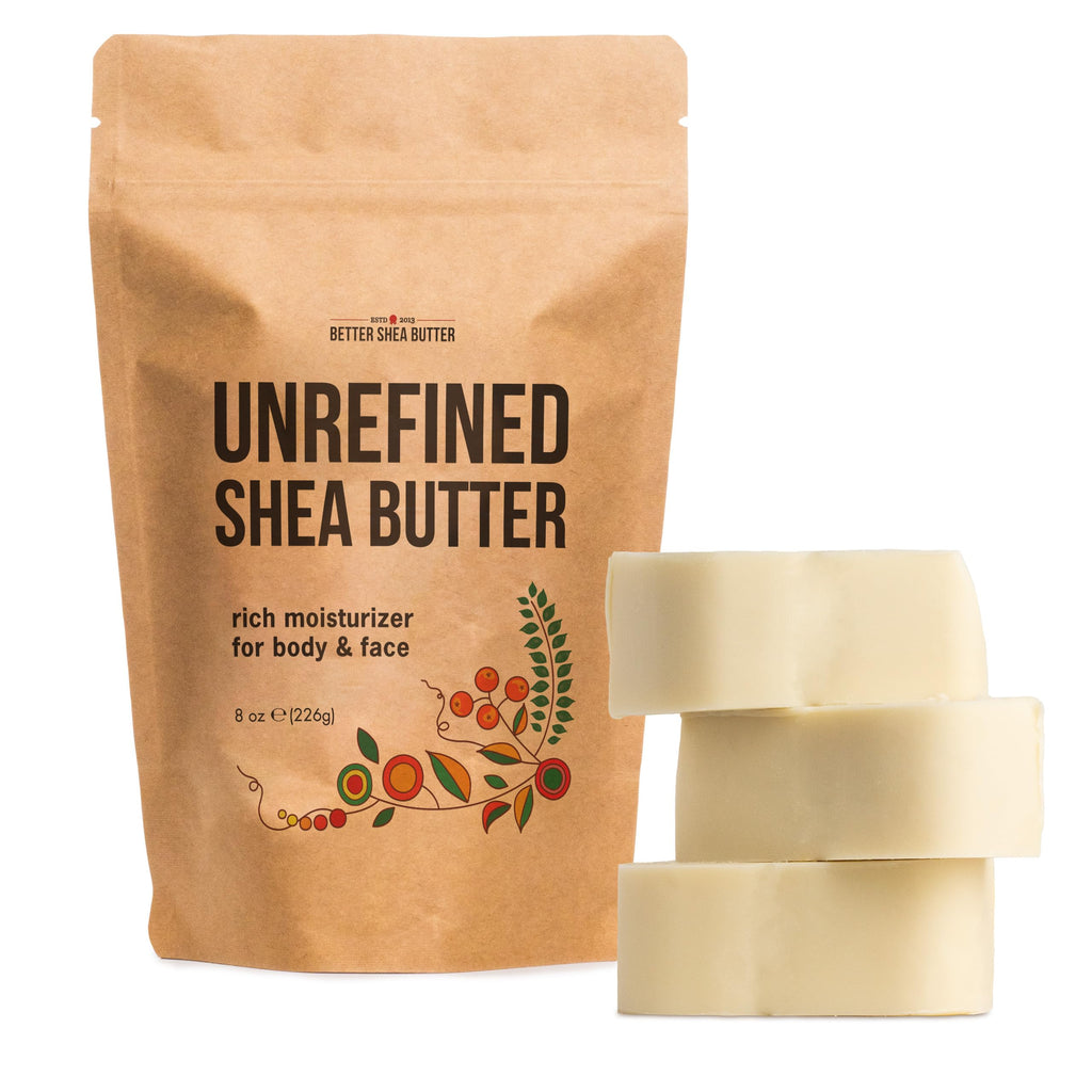 Raw Shea Butter – 8 oz, 100% Pure African Unrefined | Better Shea Butter