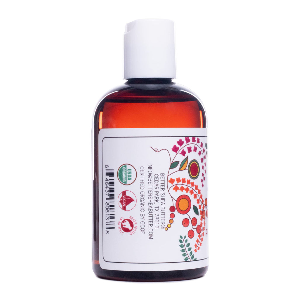 Better Shea Butter Organic Jojoba Oil – 100% Pure, Cold-Pressed (4 oz)