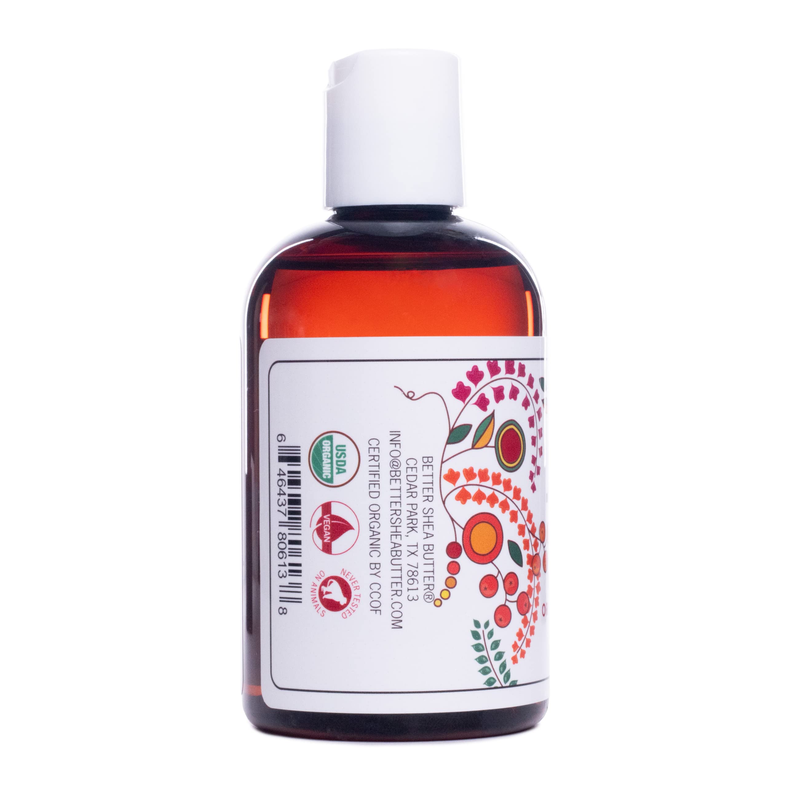Better Shea Butter Organic Jojoba Oil – 100% Pure, Cold-Pressed (4 oz)