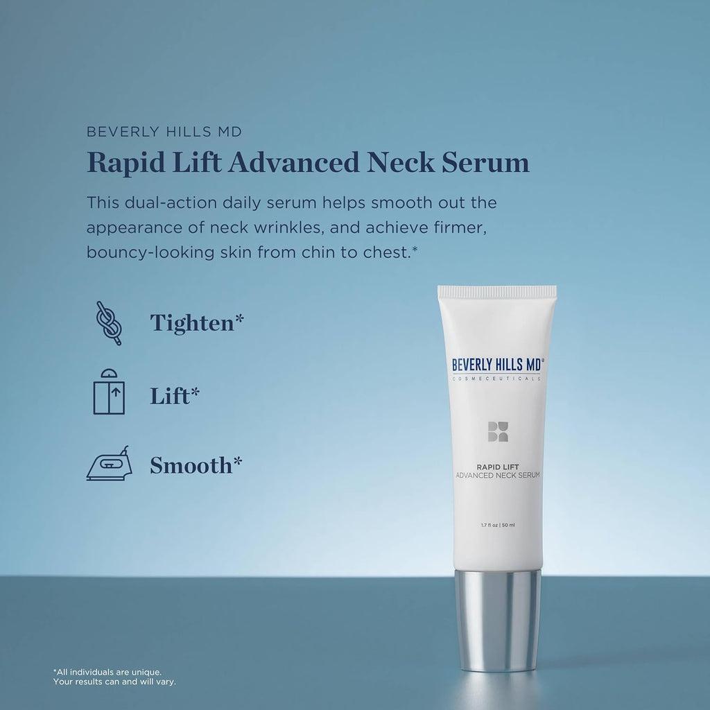 Beverly Hills MD Rapid-Lift Advanced Neck Serum — Lift, Smooth & Tone Neck Skin