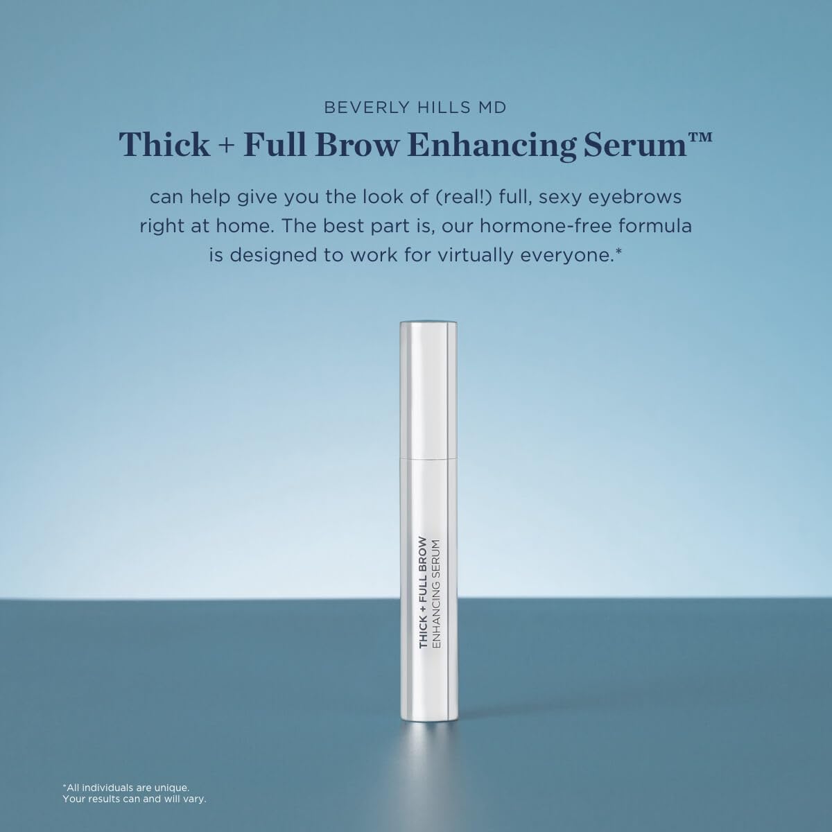 Beverly Hills MD Thick + Full Brow Serum – Fuller, Thicker-Looking Brows Growth Formula