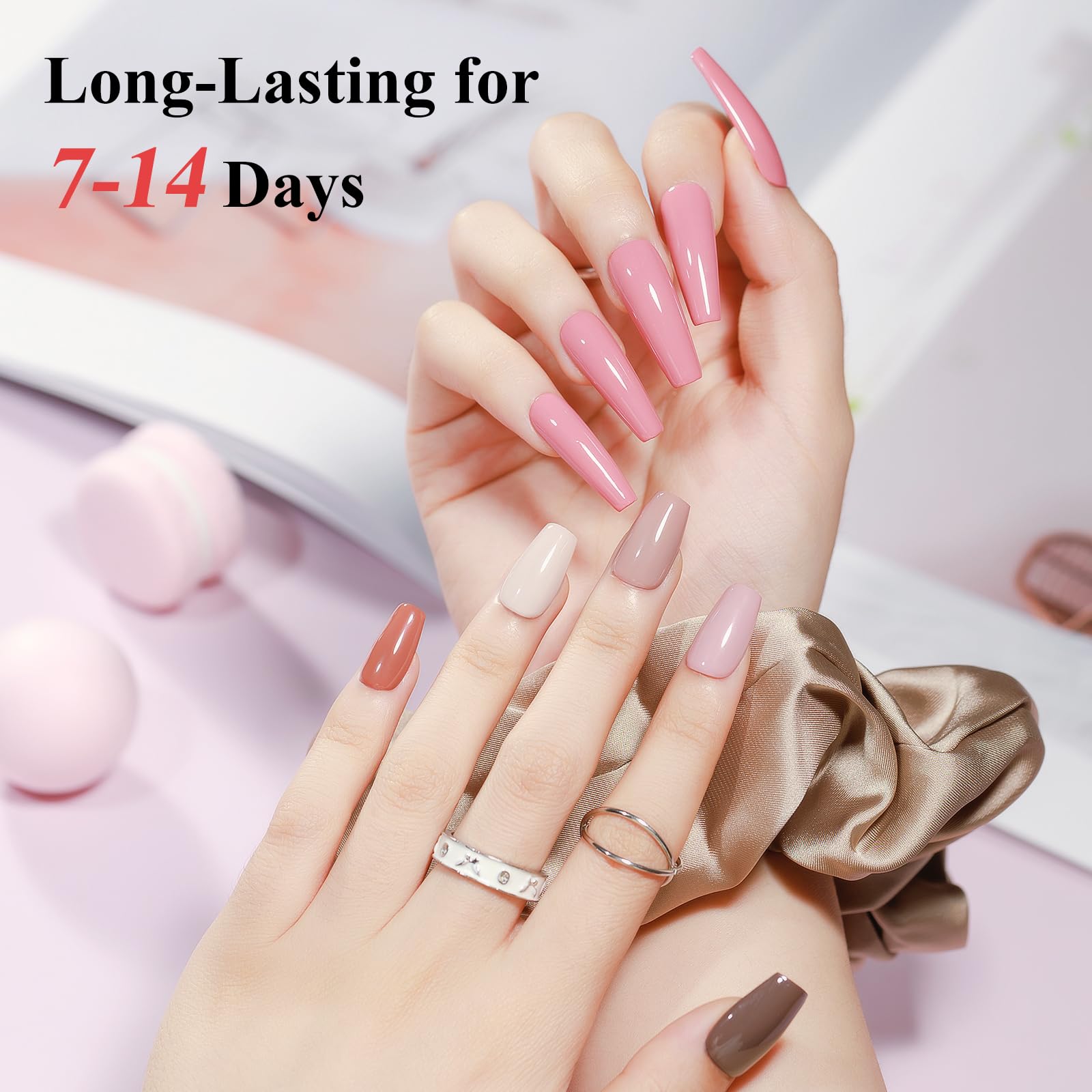 Bevimee Quick Dry Nail Polish Set – 24 Colors, Long-Lasting, Non-Gel Formula