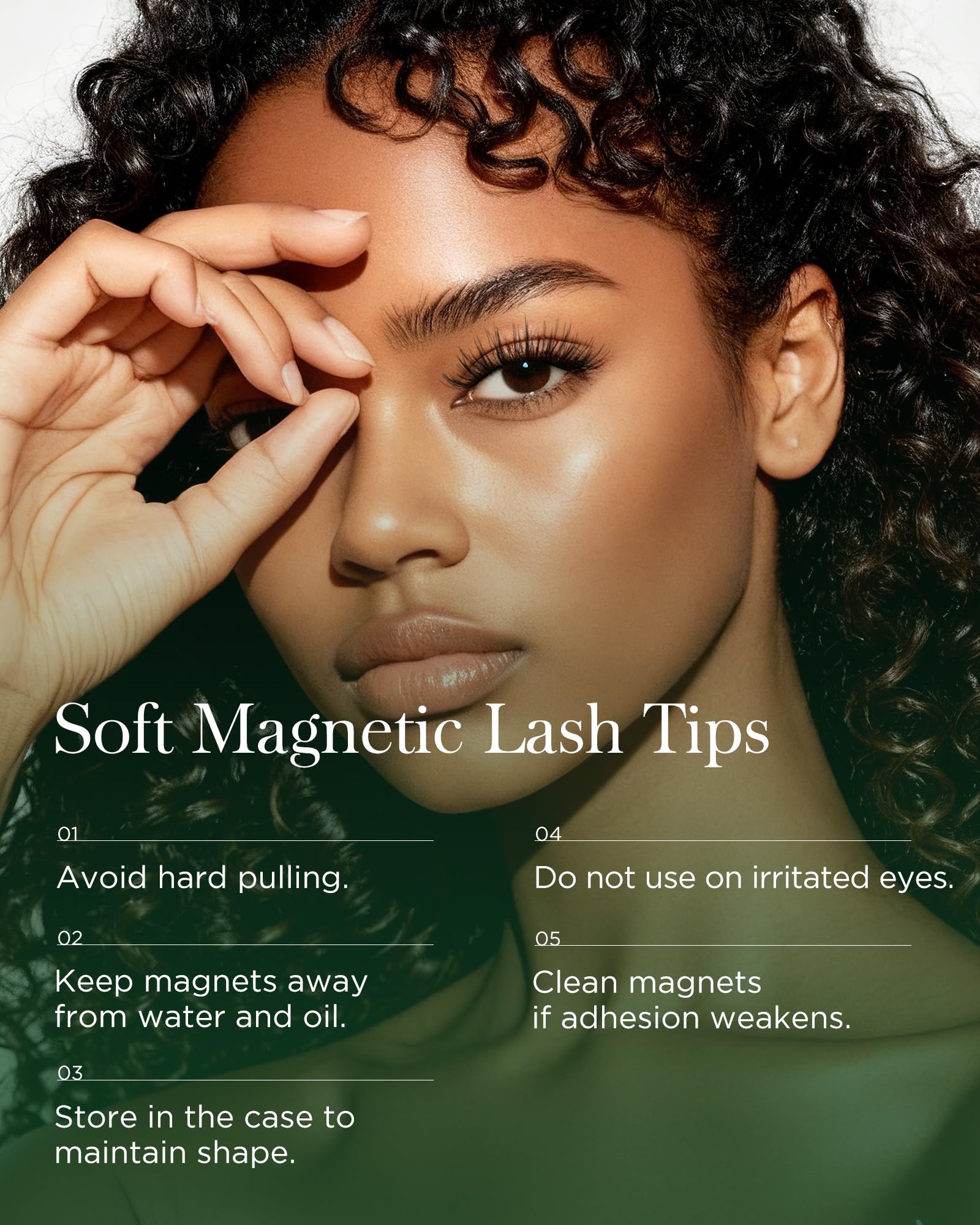BEYELIAN Magnetic Eyelashes with Applicator – All-In-One, No Glue JH068