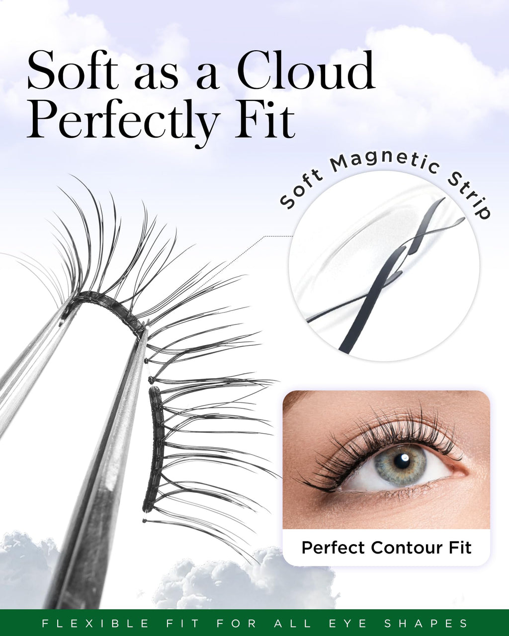BEYELIAN Magnetic Eyelashes with Applicator Kit – No Glue Needed, Reusable, Lightweight