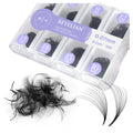 BEYELIAN 0.07mm 10D Curl Premade Fans – 9-16mm Mixed, Handmade, Economical