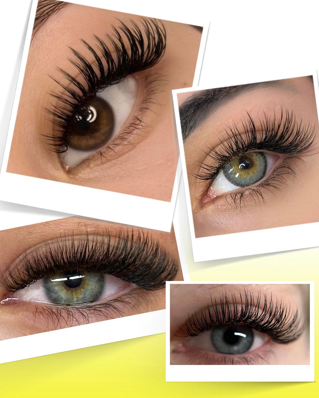 BEYELIAN Eyelash Extensions – Natural Matte Black, 0.03-0.20 C/D/D+/L/M/LU Curl, 7-15mm, High Temperature Resistant