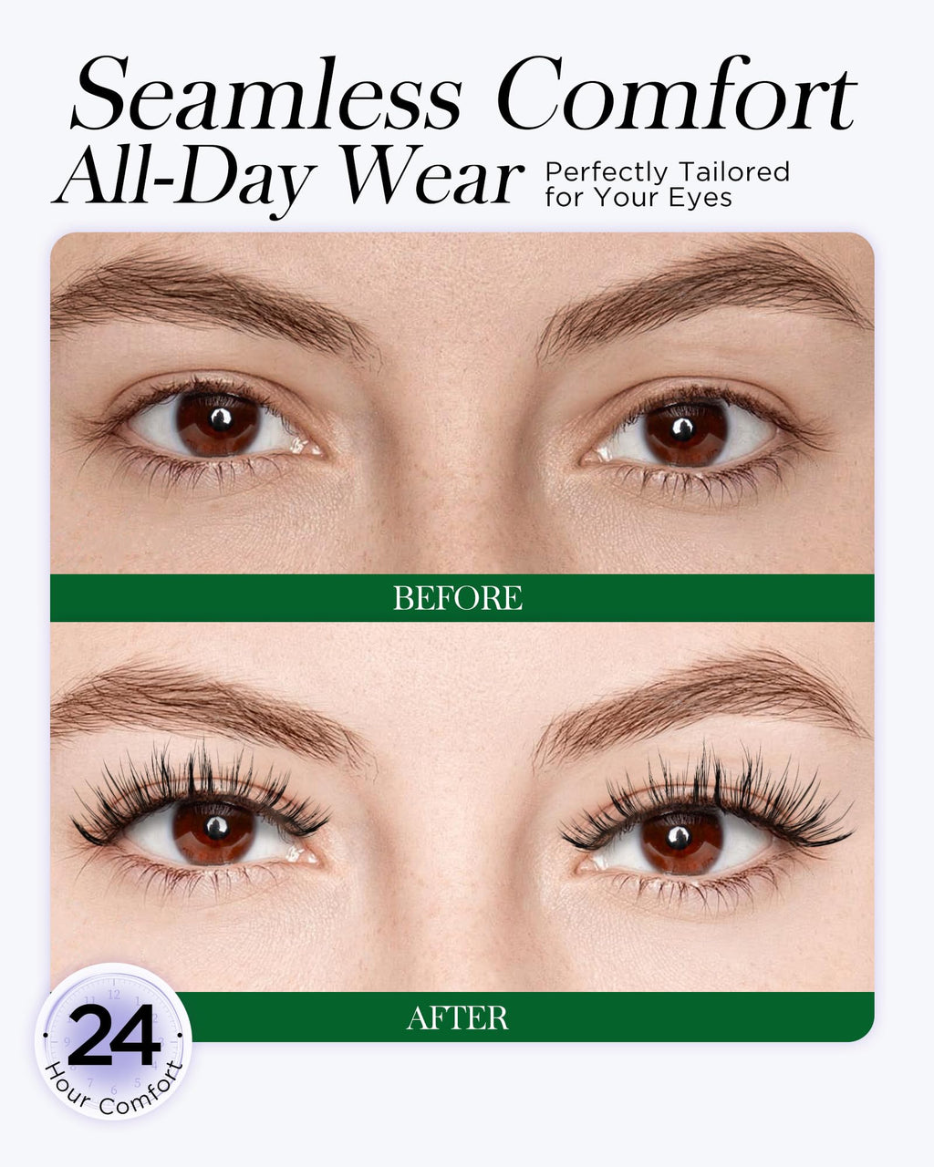 BEYELIAN Magnetic Eyelashes with Applicator Kit – Lightweight, Glue-Free Natural Look