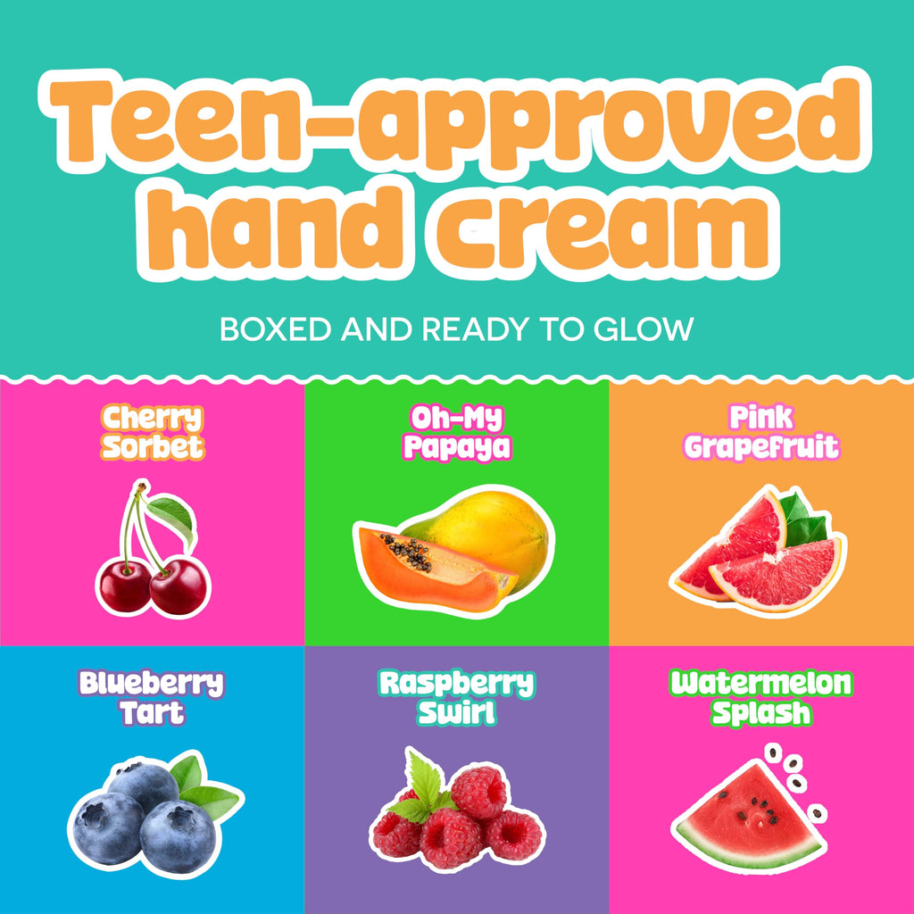 BeYoutiful Hand Lotion Set for Teens — Six Fruity Travel Size Creams