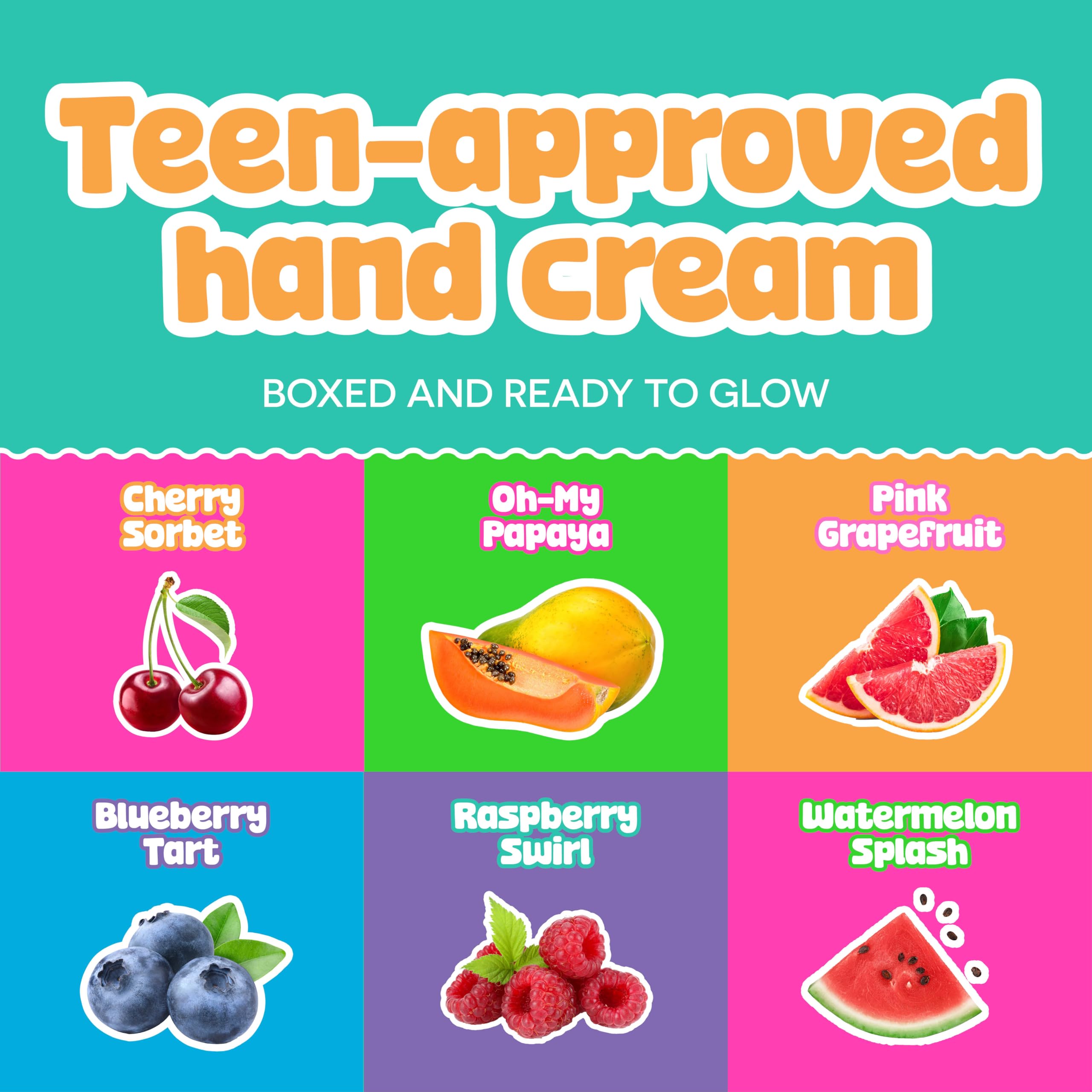 BeYoutiful Hand Lotion Set for Teens — Six Fruity Travel Size Creams