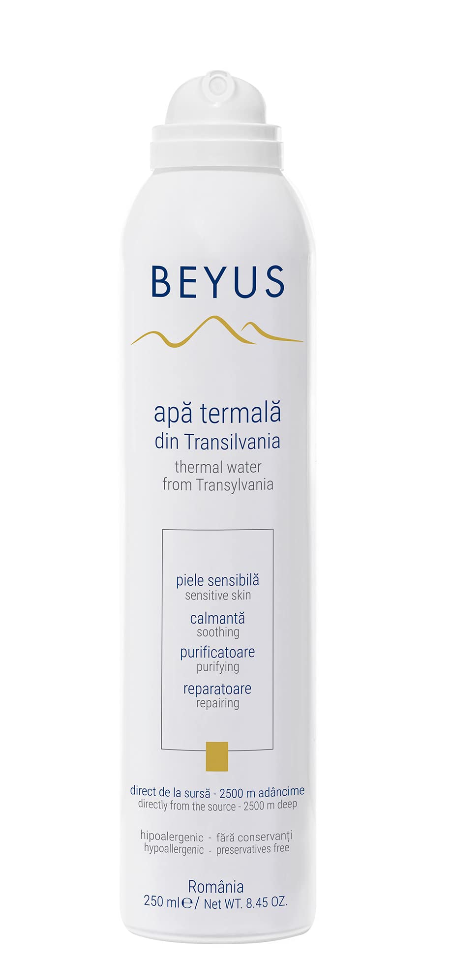 BEYUS Transylvania Thermal Water - 360° No-Contact Hydrating Mist from Romania