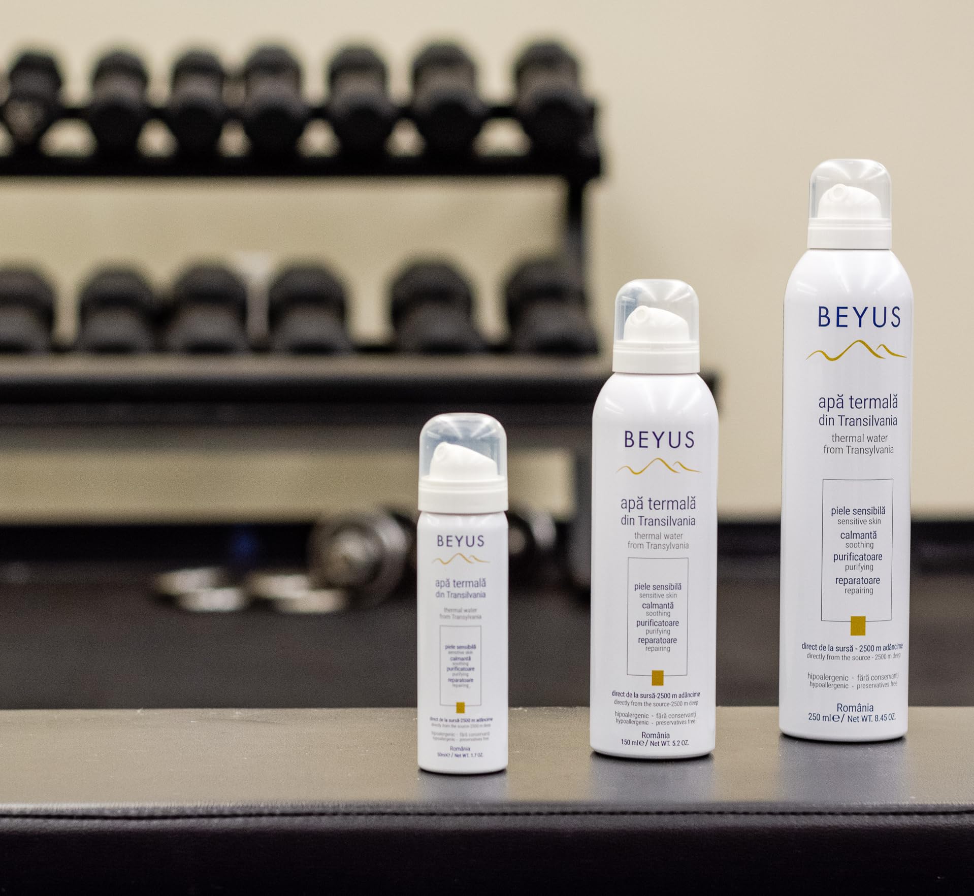 BEYUS Transylvania Thermal Water - 360° No-Contact Hydrating Mist from Romania