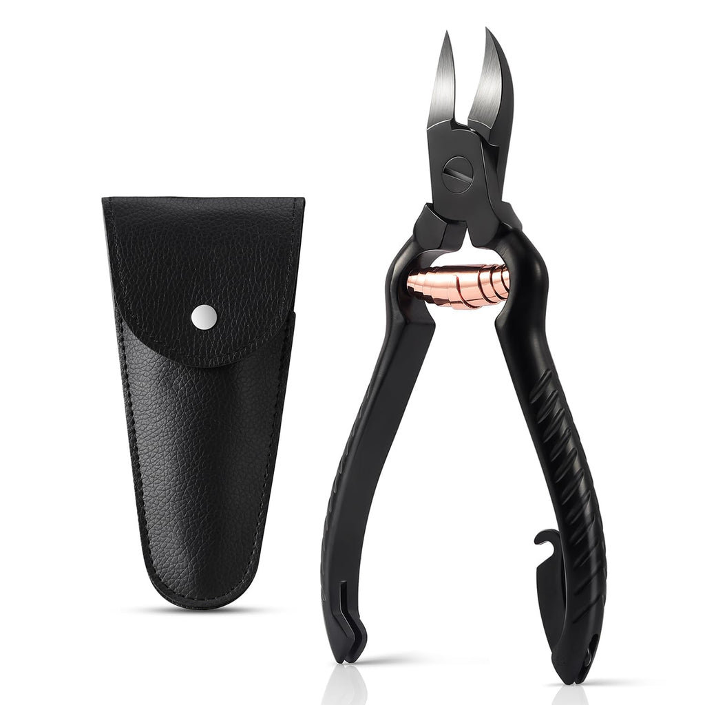 BEZOX Podiatrist Toenail Clippers – Heavy Duty Stainless Steel for Thick Nails