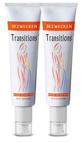 Bezwecken Transitions 2oz Crème – Topical Wrinkle Treatment for Face & Neck, Paraben Free, 2-Pack