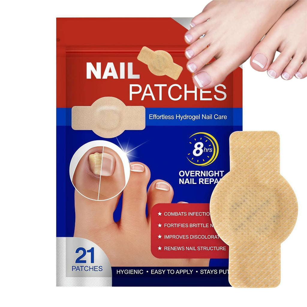 BFGCKJ Fungal Nail Patches for Toenails – 21-Count, Overnight Renewal