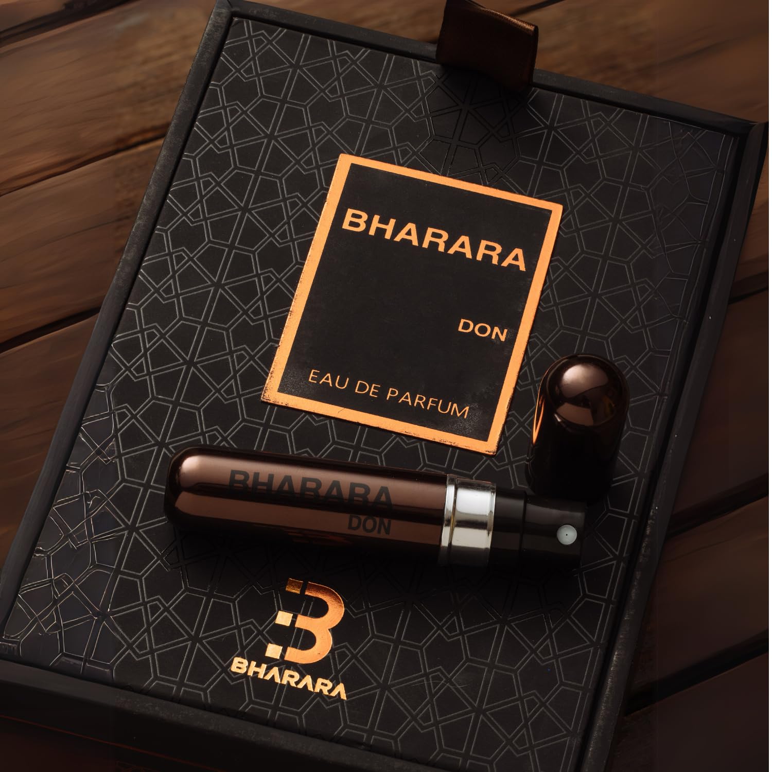 B Bharara Don for Men Eau de Parfum – 100 ml / 3.4 fl oz | Charismatic, Versatile Fragrance