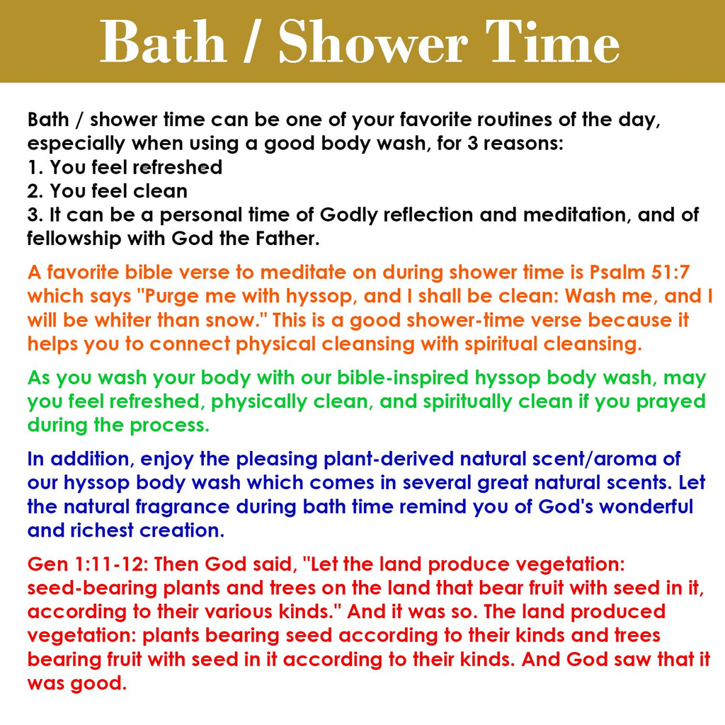 BIBLE N Beautyoils Hyssop Hair & Body Wash – Natural Cleanse