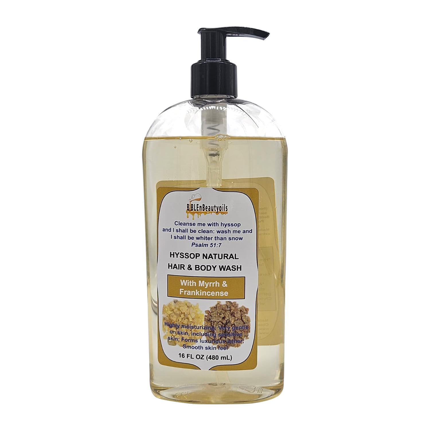 BIBLE N Beautyoils Hyssop Hair & Body Wash – Natural Cleanse