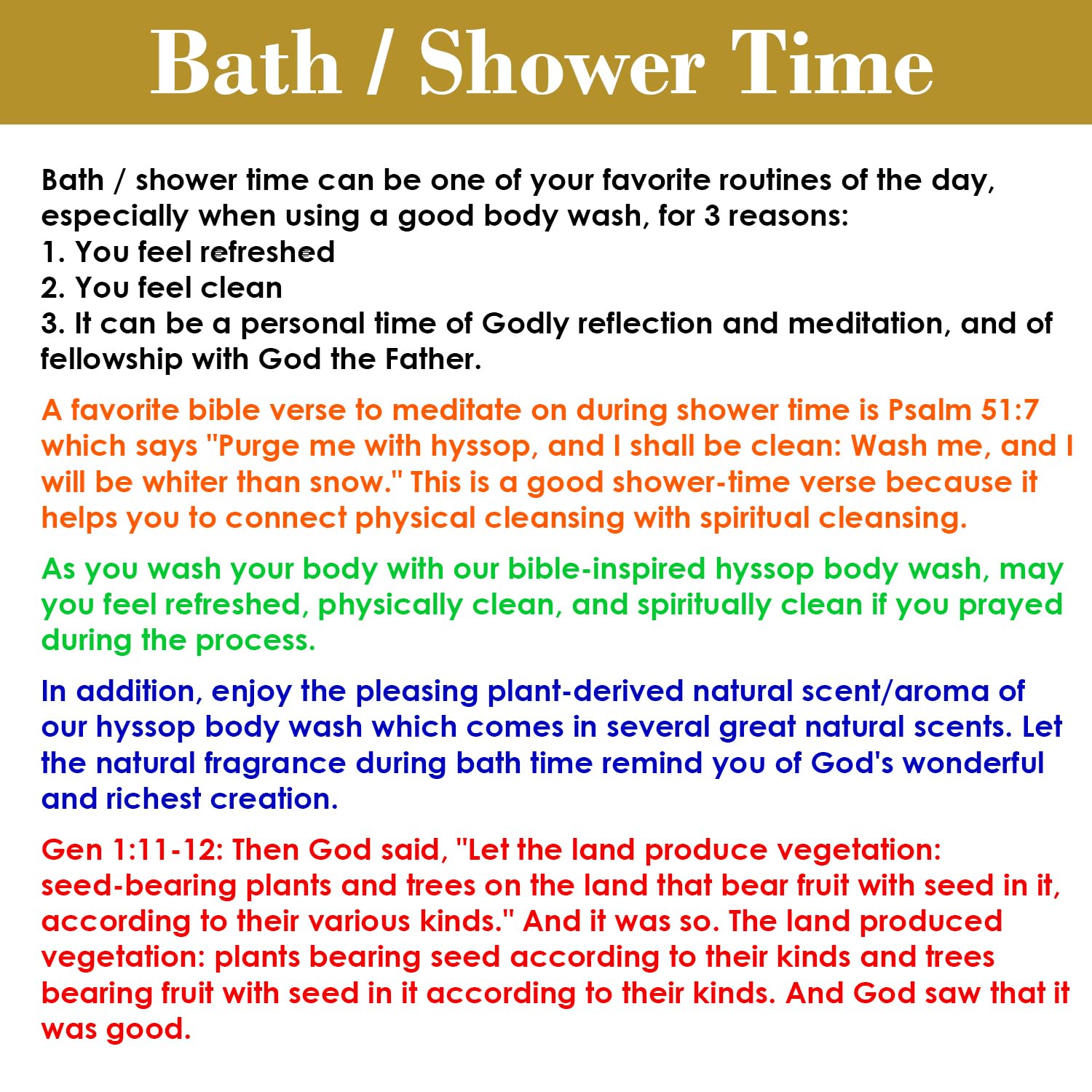 BIBLE N Beautyoils Cleanse Me With Hyssop: Organic Hyssop Hair & Body Wash with Myrrh & Frankincense
