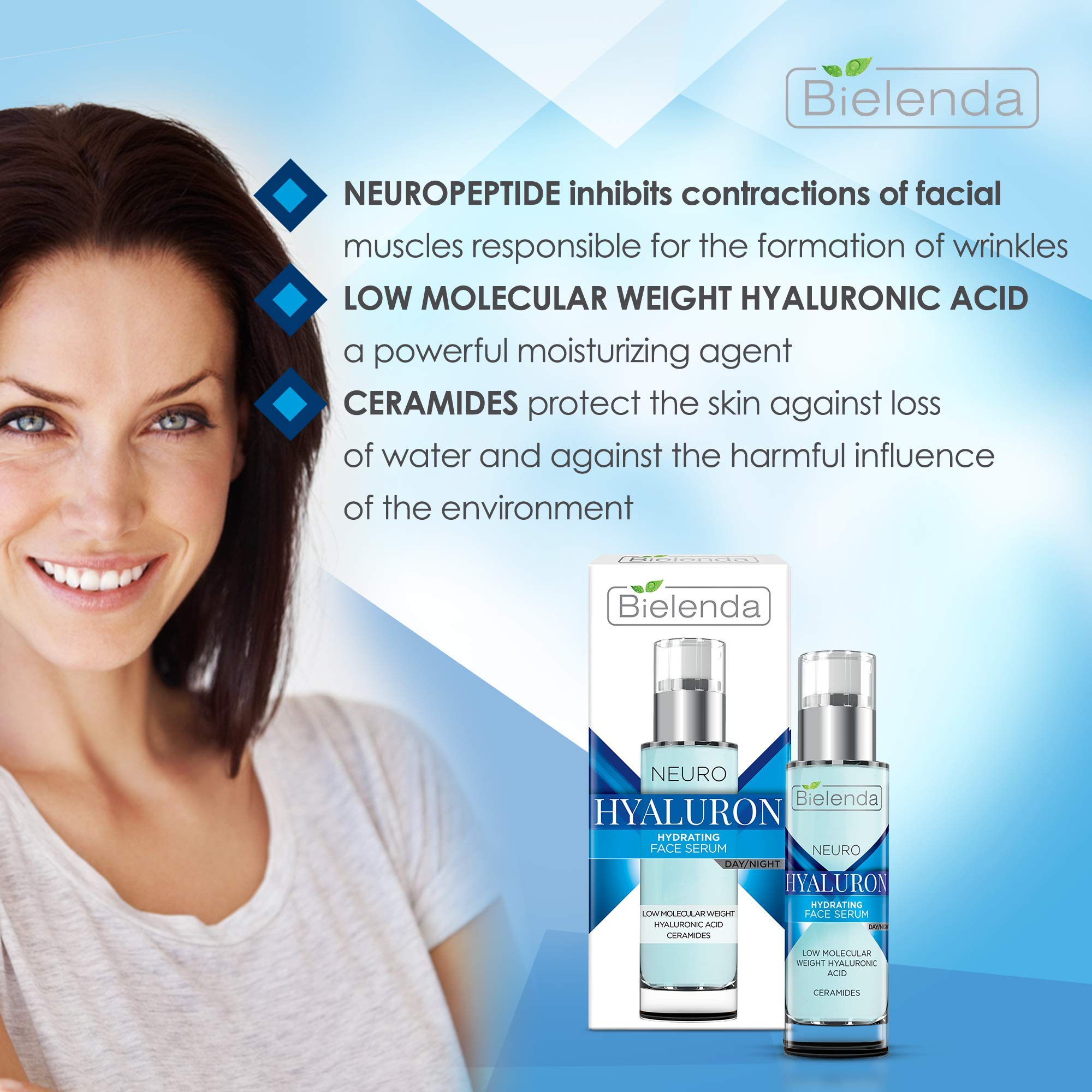 Bielenda Neuro Hialuron Facial Serum – Lightweight Hydration and Smoothness