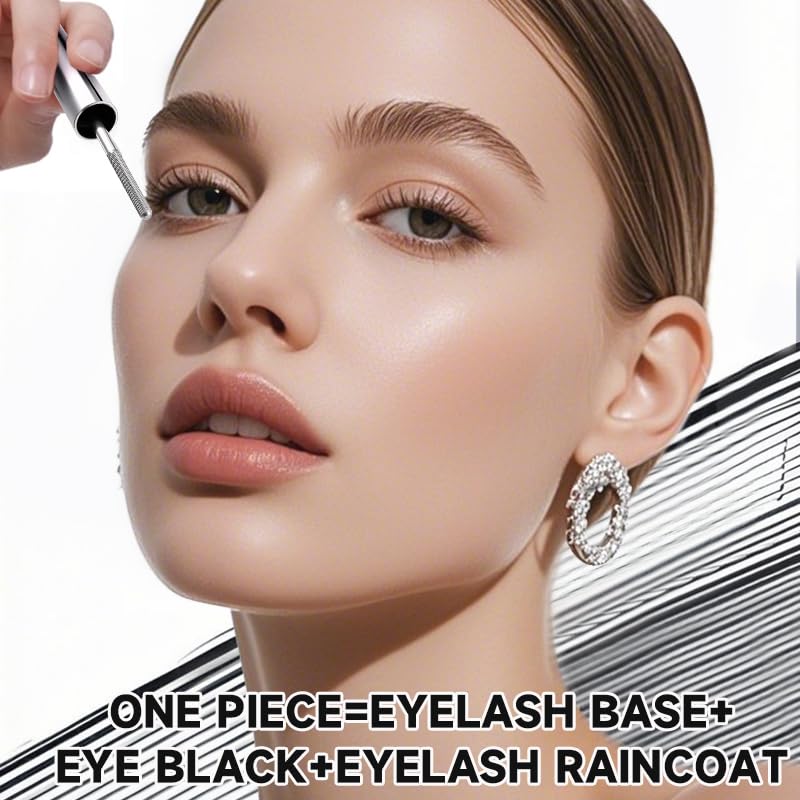 Biewals Iron Wand Mascara – Black, Washable, Volumizing & Curling with Metal Wand