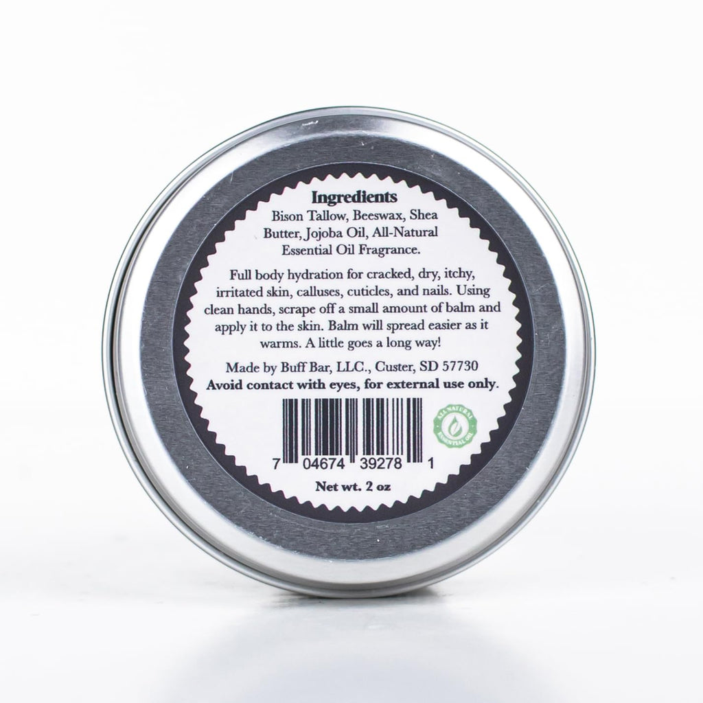 Big Crazy Buffalo Buff Bar Trail Ride: Pure Bison Tallow Balm for Hydration