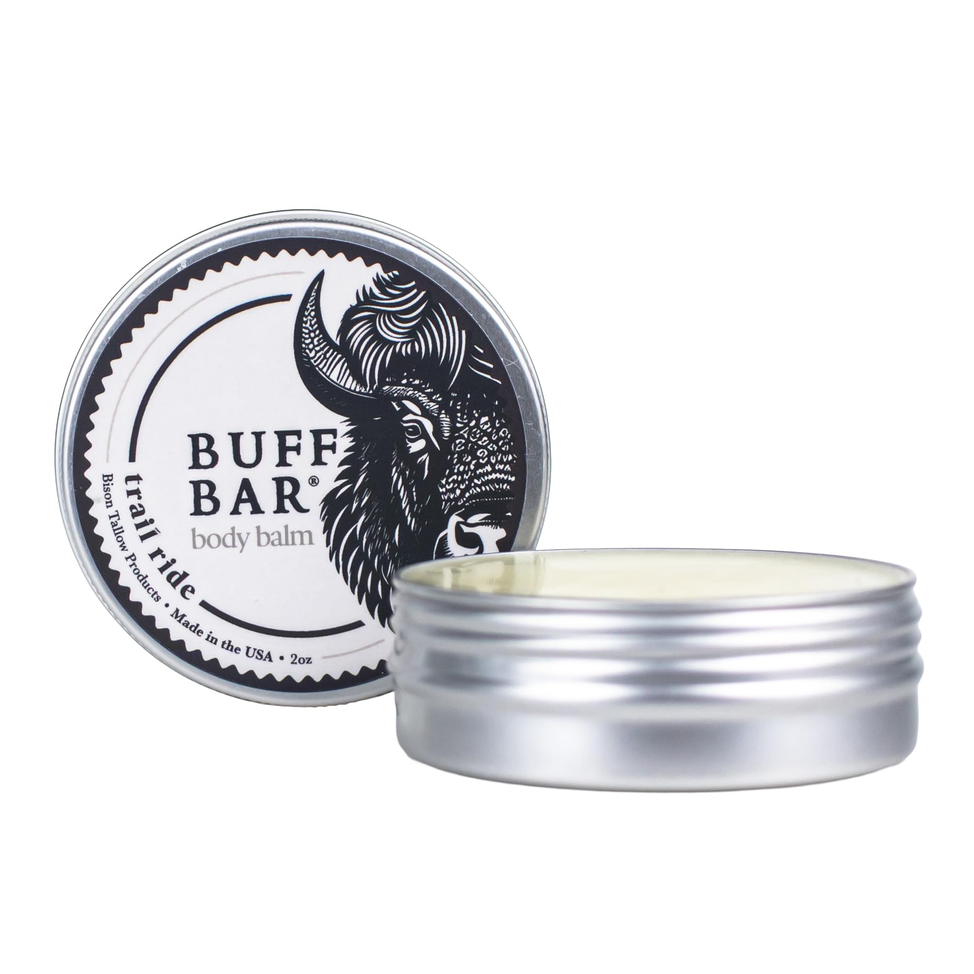 Big Crazy Buffalo Buff Bar Trail Ride: Pure Bison Tallow Balm for Hydration