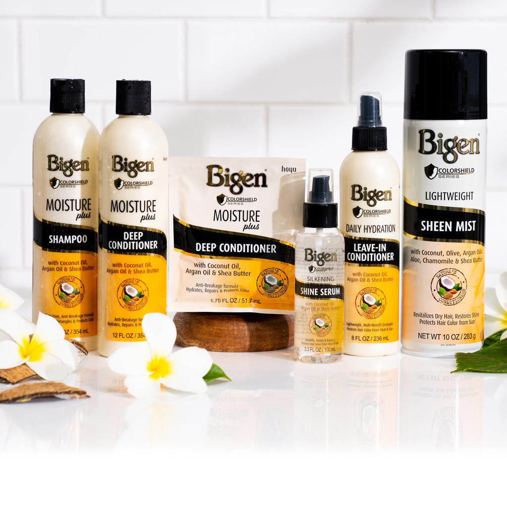 Bigen Silkening Shine Serum 3.3 oz - 2 Pack | Lightweight Hair Shine