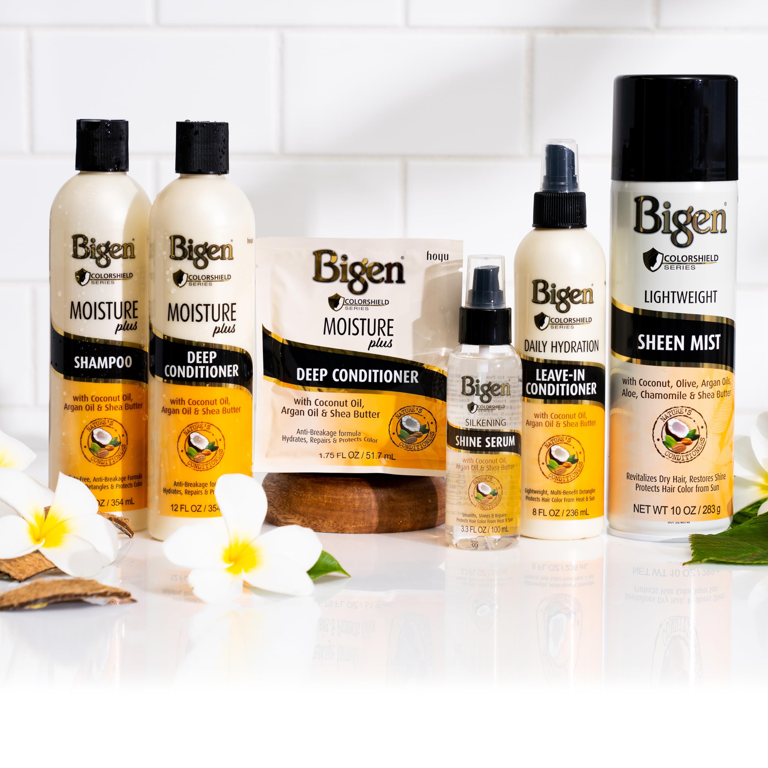 Bigen Silkening Shine Serum 3.3 oz - 2 Pack | Lightweight Hair Shine