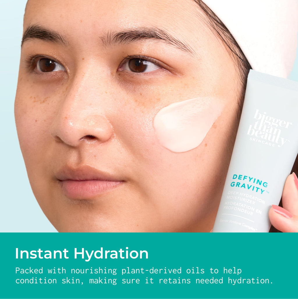 Bigger Than Beauty Skincare Defying Gravity Deep Hydration Gel Cream Moisturizer