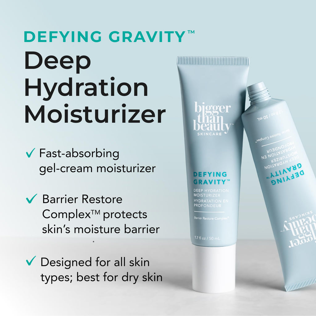 Bigger Than Beauty Skincare Defying Gravity Deep Hydration Gel Cream Moisturizer