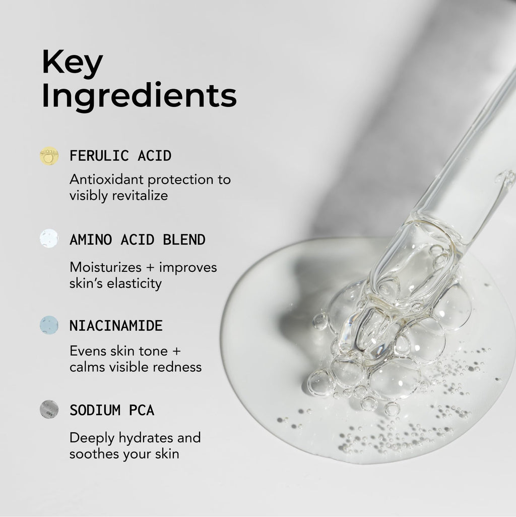 Bigger Than Beauty Liquid Brilliance Super Serum – Lightweight Hydration with Vitamin E & Amino Acids